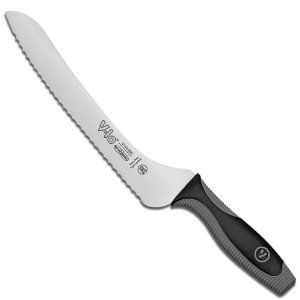 image of an offset serrated knife