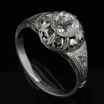 Antique diamond rings
