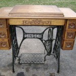 Antique sewing tables